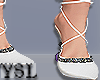 [YSL]Dreamer White Heels