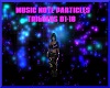 DJ Music Notes Particles