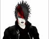  EMO RED &BLACK HAIR