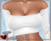 White Crop Sweater