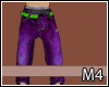 |M4|HipHop Purple Jeans