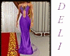 D purple dress elegant