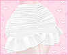 Gripped White Skirt