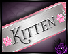 Kitten collar pink