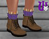Scarecrow Boots purple