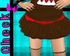 Domo Skirt Brown Red