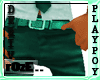 [R] PlayBoy green pants
