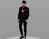 rose black suit