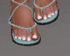 Blue Sandals