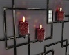 Red Velvet Candle Wall