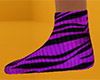 Pink Tiger Stripe Socks (F)