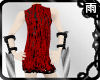 Tied String Dress Red