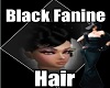 Black Fanine Hair