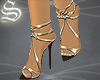 !*9e Gold & Silver Shoes