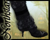 ~NS~ Black fur boots