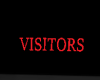 RED VISITORS SIGN