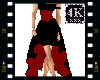 4K Gown Black & Red