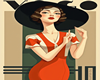 Cutout Vintage fashion