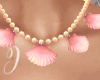 Pink Shells Necklace Gd