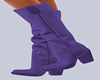 Western Boots Purple
