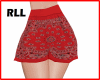 Pity skirt RLL red