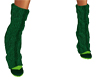 green wool boots