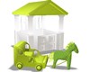 playhouse and horse