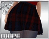Navy Blue&Red Skirt