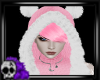 C: Pink Winter Hat/Hair