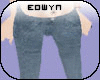 *E* blue denims curvy