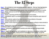 the 12 steps