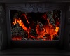 Elegant Black Fireplace