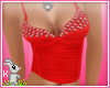 !B! Studded Red Top