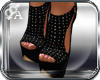 [Ari] Glam Sandals Black