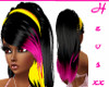 Connie ~black/pink tips