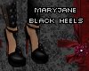 [P] maryjane heels black