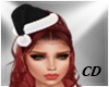 CD Santa Hat Black