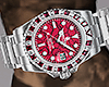 Red Crystal Stone Watch
