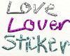 Love Lover Sticker
