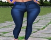 TA Blue Leather Pants