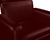 red leather chair