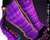 ★ Purple Paw Socks F