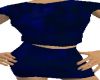 NAVY BLUE TOP AND SKIRT
