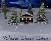 W'Snow Cabin Decorated