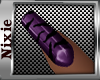 NIX~Purple Tiger Nails