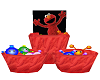 Elmo Toy Buckets