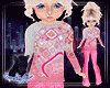 QSJ-Barbie Hoddie Pink