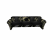 BLACKSOFA WSILVER/GOLD L