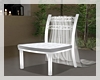 white wedding chair