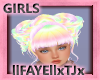 Kids Rainbow Puffy Hair